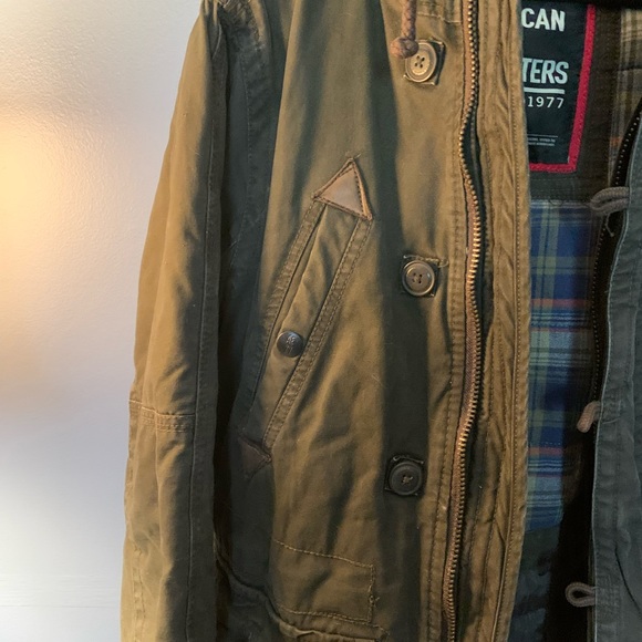 American Eagle Men’s Military Style Jacket - Picture 4 of 6